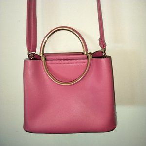 Magenta crossbody bag/satchel